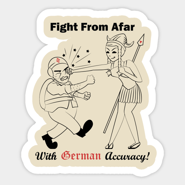 German Accuracy Sticker by ProfessorBasil